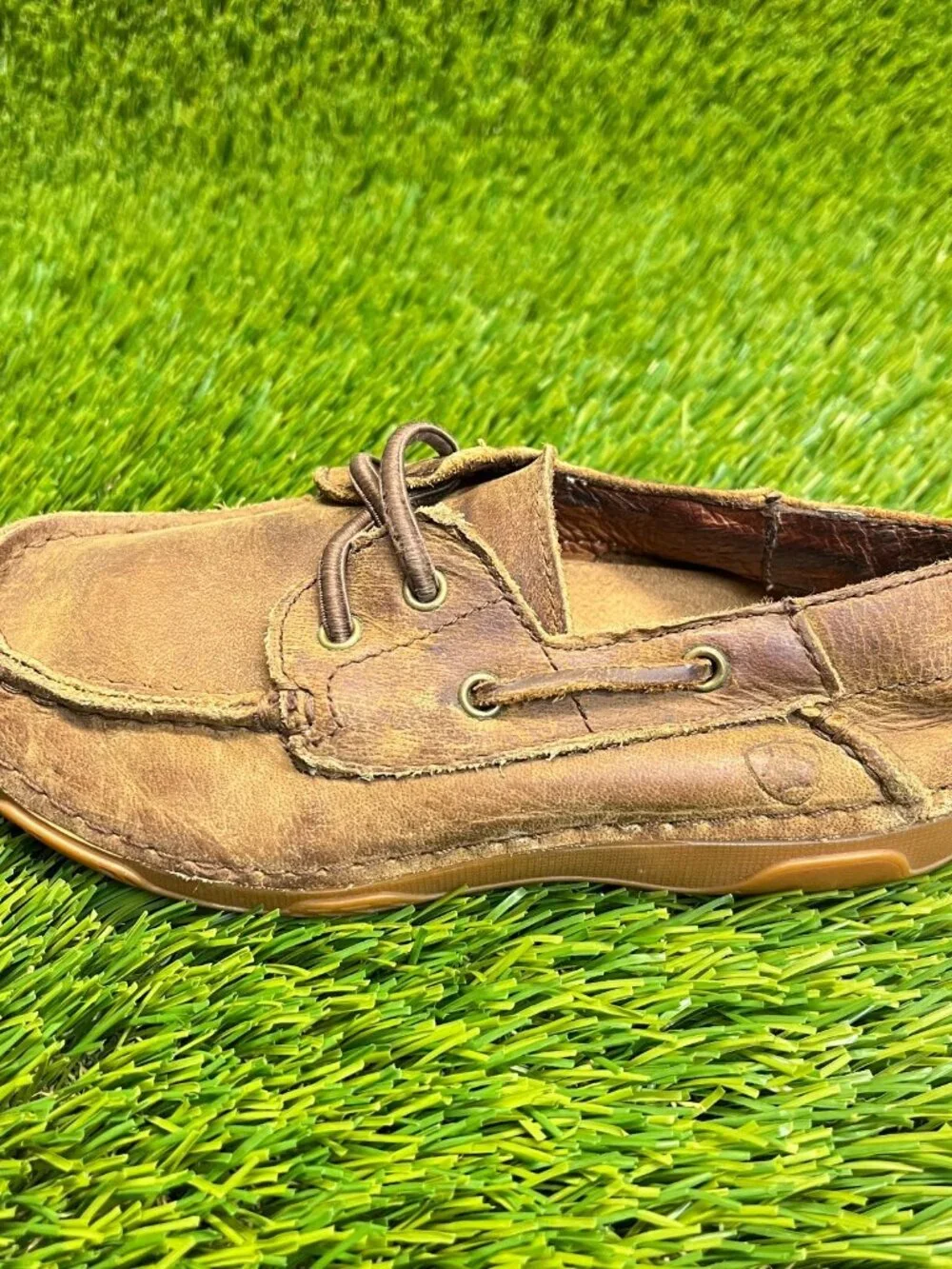 Ariat Caldwell Boys Size 9.5C Toddler Brown Casual Walking Slip On Shoes Loafers
